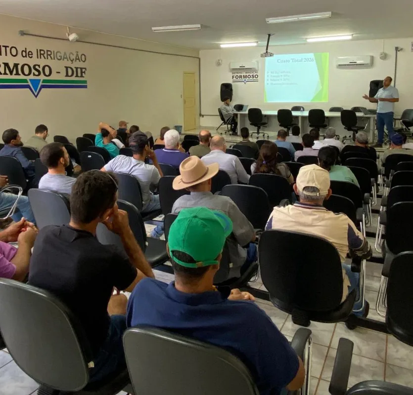 Com grande participação dos produtores, DIF aprova contas e reforça gestão transparente no Perímetro Formoso durante assembleia