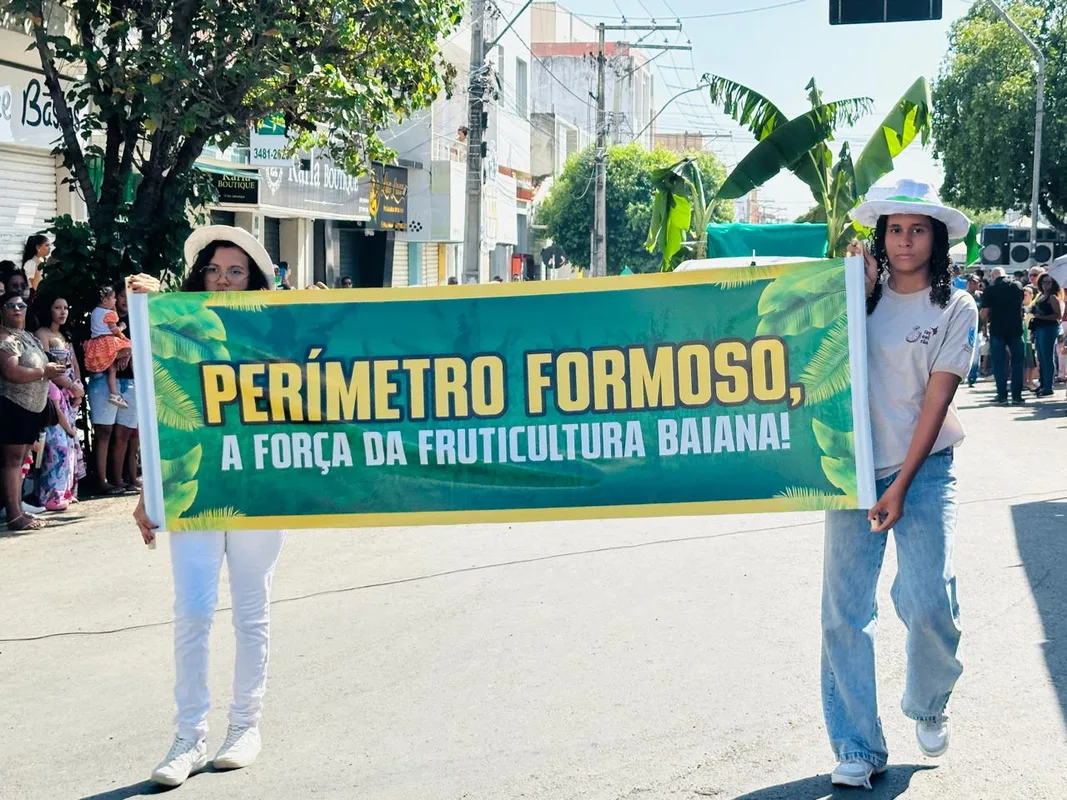 Perímetro  Formoso é homenageado  no Desfile de 7 de Setembro em Bom Jesus da Lapa